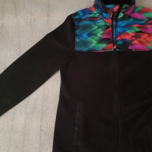 Vintage 90s FILA Sport Windbreaker Full Zip Fleece